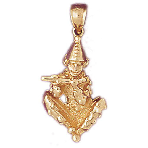 14K GOLD MISCELLANEOUS CHARM - CLOWN #6053
