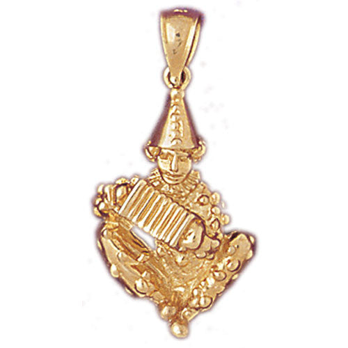 14K GOLD MISCELLANEOUS CHARM - CLOWN #6054