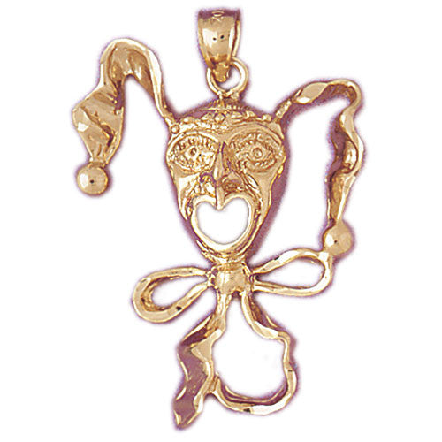 14K GOLD MISCELLANEOUS CHARM - CLOWN #6057