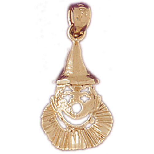14K GOLD MISCELLANEOUS CHARM - CLOWN #6061
