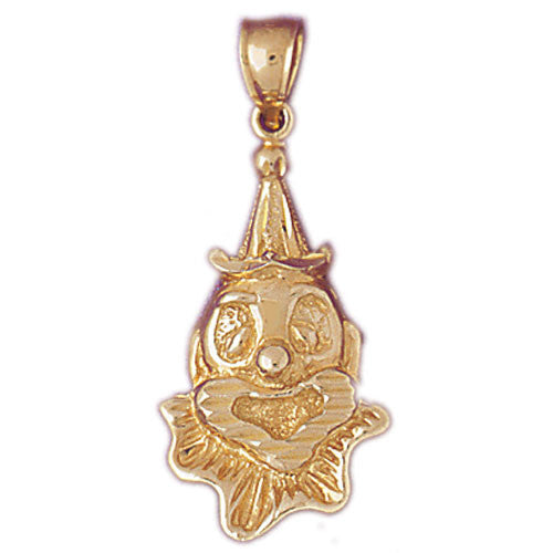 14K GOLD MISCELLANEOUS CHARM - CLOWN #6063