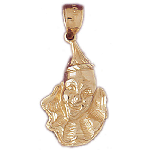 14K GOLD MISCELLANEOUS CHARM - CLOWN #6066