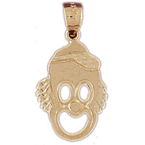 14K GOLD MISCELLANEOUS CHARM - CLOWN #6071