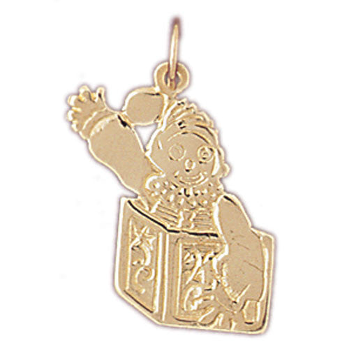 14K GOLD MISCELLANEOUS CHARM - CLOWN #6073