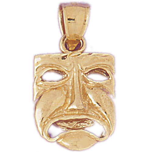 14K GOLD MISCELLANEOUS CHARM - DRAMA MASK #6083