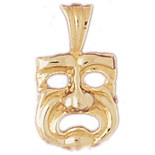 14K GOLD MISCELLANEOUS CHARM - DRAMA MASK #6088