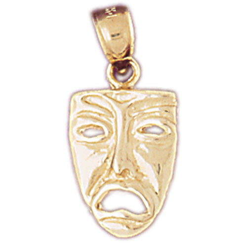 14K GOLD MISCELLANEOUS CHARM - DRAMA MASK #6089