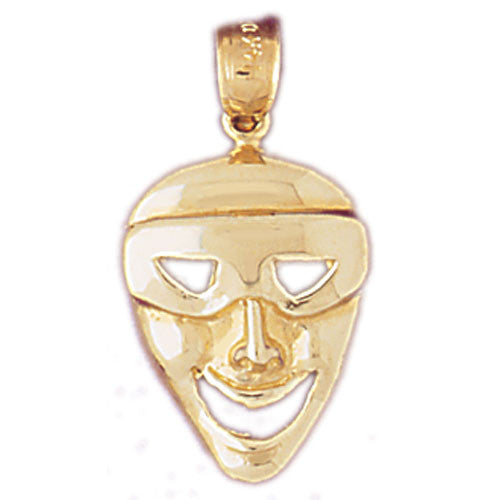 14K GOLD MISCELLANEOUS CHARM - DRAMA MASK #6091