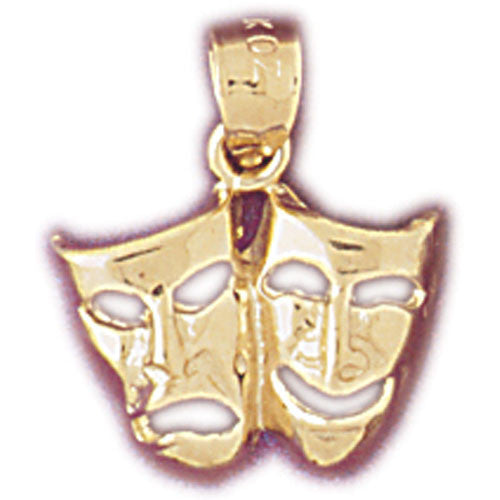 14K GOLD MISCELLANEOUS CHARM - DRAMA MASK #6097