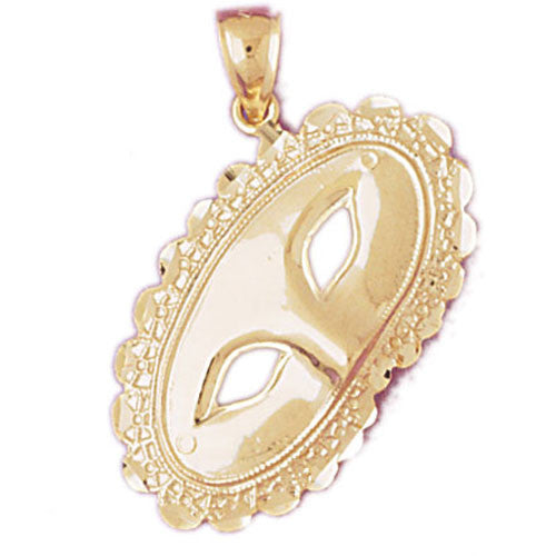 14K GOLD MISCELLANEOUS CHARM - DRAMA MASK #6106