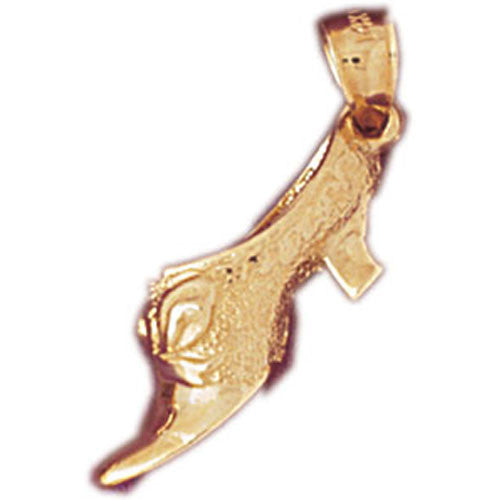14K GOLD MISCELLANEOUS CHARM - HIGH HEEL #6117