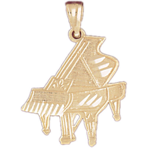 14K GOLD MUSIC CHARM - GRAND PIANO #6192