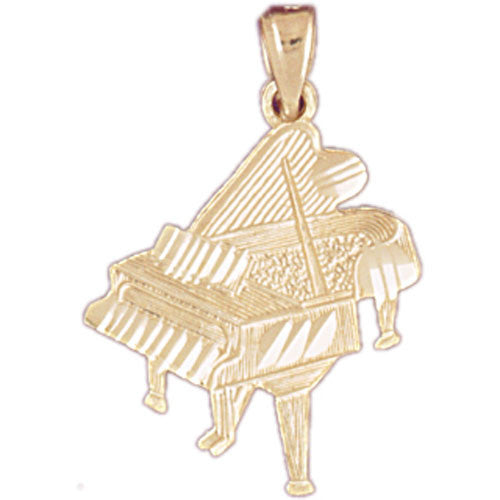 14K GOLD MUSIC CHARM - GRAND PIANO #6193