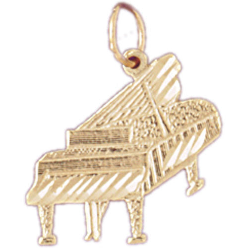 14K GOLD MUSIC CHARM - GRAND PIANO #6195