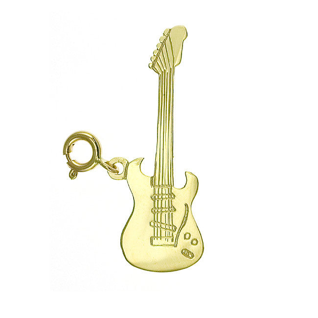 14K GOLD MUSIC CHARM - GUITAR #6208