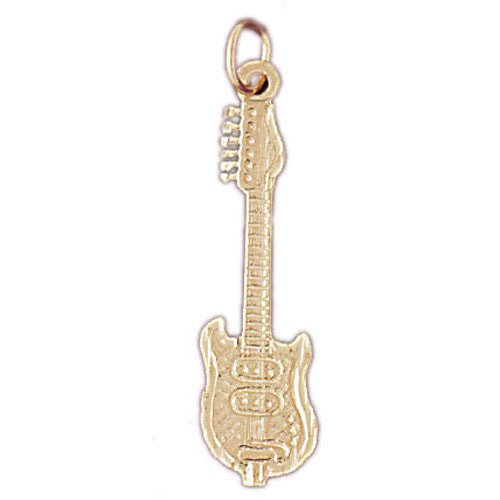 14K GOLD MUSIC CHARM - GUITAR #6209