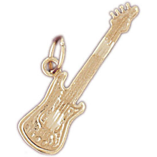 14K GOLD MUSIC CHARM - GUITAR #6210