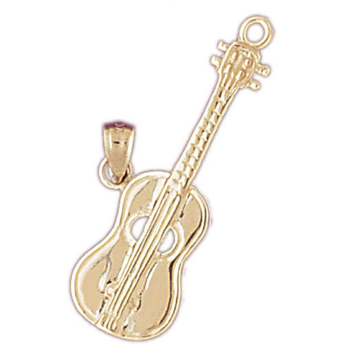 14K GOLD MUSIC CHARM - GUITAR #6214