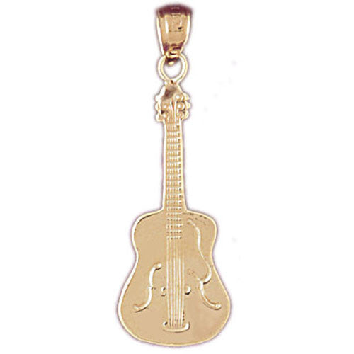 14K GOLD MUSIC CHARM - GUITAR #6222