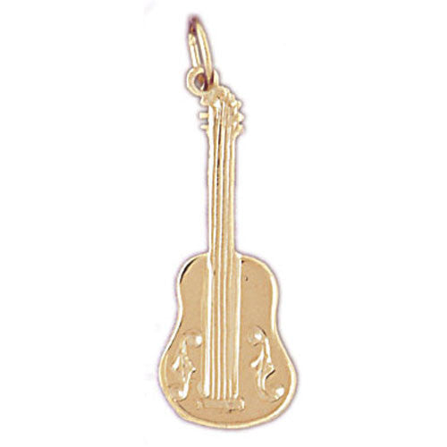 14K GOLD MUSIC CHARM - GUITAR #6223