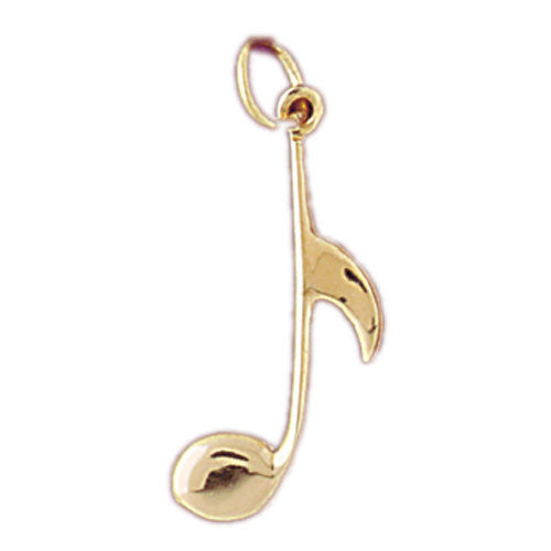 14K GOLD MUSIC CHARM - NOTE #6271