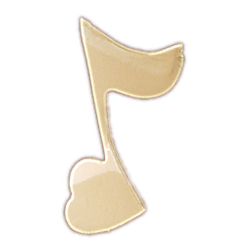 14K GOLD MUSIC CHARM - NOTE #6273