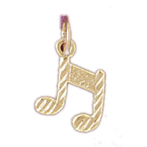 14K GOLD MUSIC CHARM - NOTES #6280