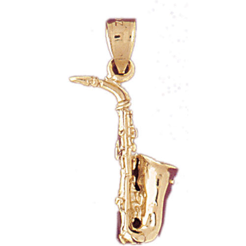 14K GOLD MUSIC CHARM - SAXOPHONE #6162