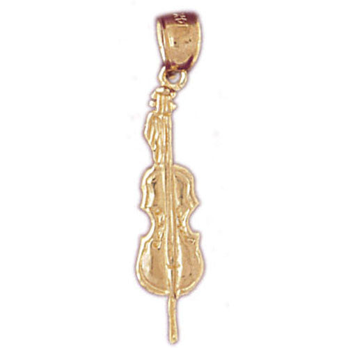 14K GOLD MUSIC CHARM - VIOLONCELLO #6230