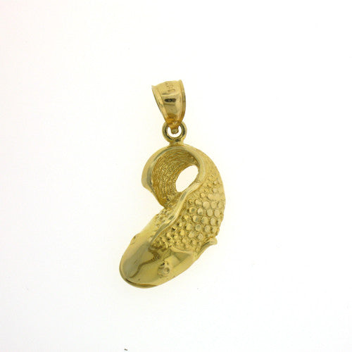 14K GOLD NAUTICAL CHARM - BASS #617