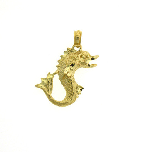14K GOLD NAUTICAL CHARM - BASS #618