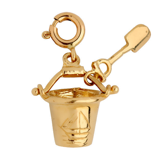 14K GOLD NAUTICAL CHARM - BEACH THING #1485