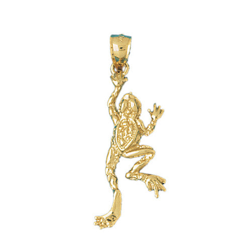 14K GOLD NAUTICAL CHARM - FROG #1418