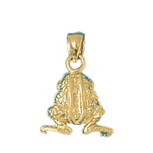 14K GOLD NAUTICAL CHARM - FROG #1420