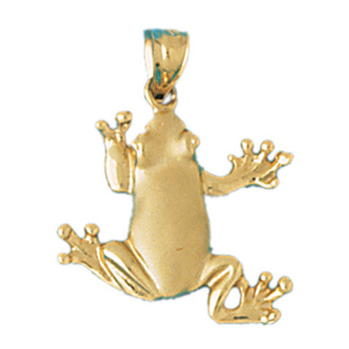 14K GOLD NAUTICAL CHARM - FROG #1421