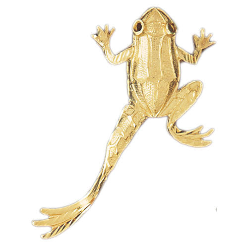 14K GOLD NAUTICAL CHARM - FROG #1564