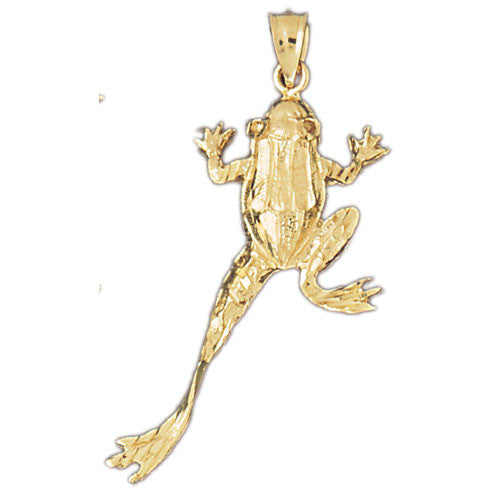 14K GOLD NAUTICAL CHARM - FROG #1565