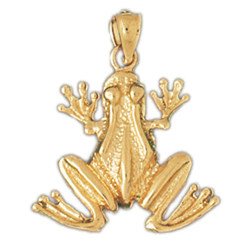 14K GOLD NAUTICAL CHARM - FROG #1567