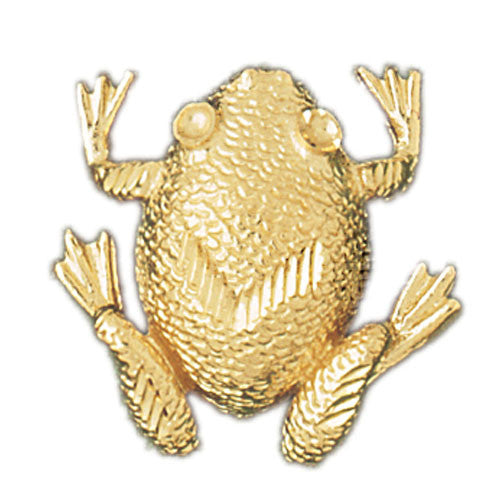 14K GOLD NAUTICAL CHARM - FROG #1571