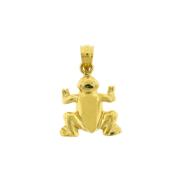 14K GOLD NAUTICAL CHARM - FROG #1579