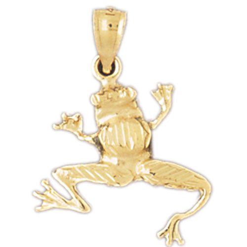14K GOLD NAUTICAL CHARM - FROG #1583