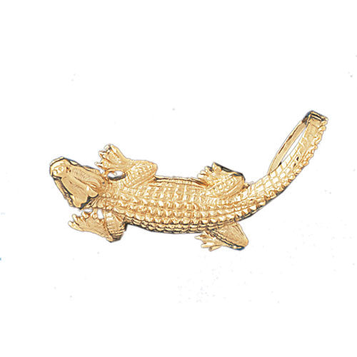 14K GOLD NAUTICAL CHARM - GATOR #65