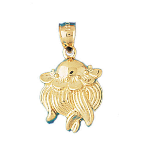 14K GOLD NAUTICAL CHARM - JELLYFISH #330