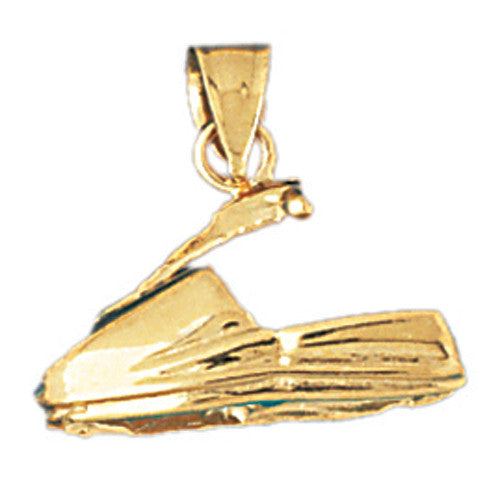 14K GOLD NAUTICAL CHARM - JET SKI #1349