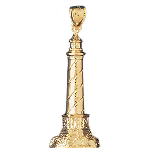 14K GOLD NAUTICAL CHARM - LIGHTHOUSE #1472
