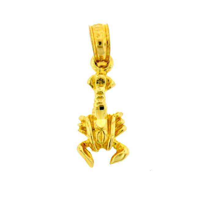 14K GOLD NAUTICAL CHARM - LOBSTER #1045
