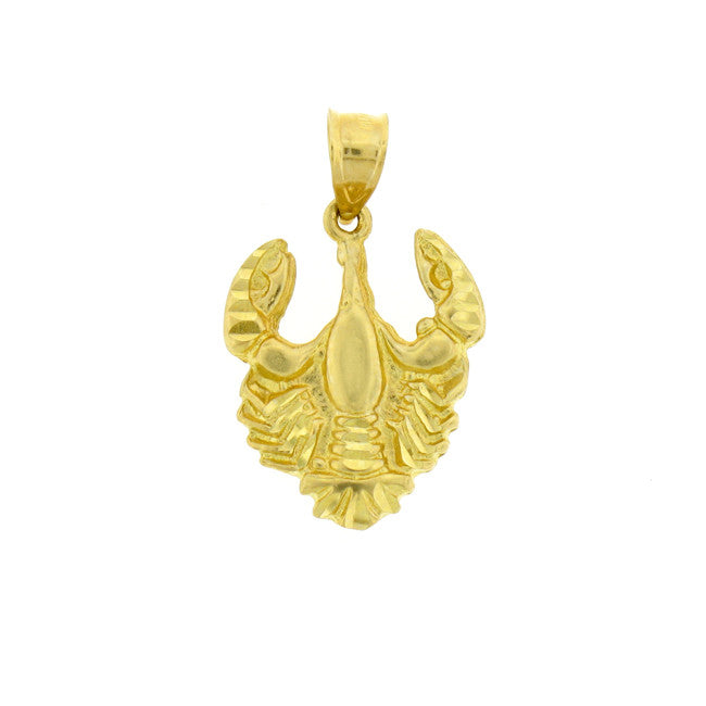 14K GOLD NAUTICAL CHARM - LOBSTER #1053