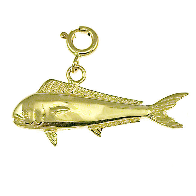 14K GOLD NAUTICAL CHARM - MAHI MAHI #558
