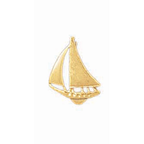 14K GOLD NAUTICAL CHARM - SAILBOAT #1256