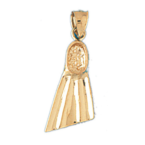 14K GOLD NAUTICAL CHARM - SCUBA #1394
